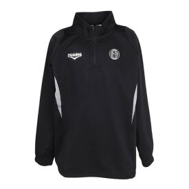 デュアリグ（DUARIG）（キッズ）サッカーウェア ジュニア ウィンドクロス ハーフジップ カブリ プラクティスピステ 5F0008-SCWR-742HD BLK