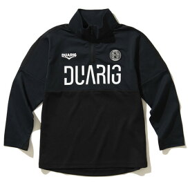 デュアリグ（DUARIG）（キッズ）サッカーウェア ジュニア 長袖ジャージハーフジップ 4S0015-SCWR-742CD BLK 速乾