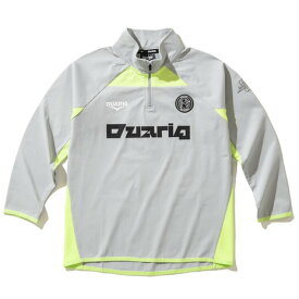 デュアリグ（DUARIG）（キッズ）ジュニア サッカーウェア ロングスリーブ ニット ハーフジップシャツ 4F0020-SCWR-742CD LGRY