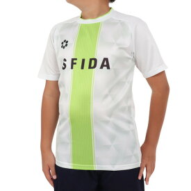 スフィーダ（SFIDA）（キッズ）サッカー フットサルウェア ジュニア プラクティスシャツ センターストライプ SA-24X30JR