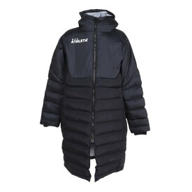 【15％OFFクーポン対象！2/11まで】アスレタ（ATHLETA）（キッズ）サッカー フットサルウェア ジュニア ベンチコート 04167NJ BLK
