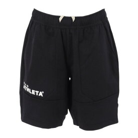 アスレタ（ATHLETA）（キッズ）サッカー フットサルウェア ジュニア ジュニア カラー杢 スウェットハーフパンツ 3362J BLK