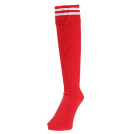 デュアリグ（DUARIG）（メンズ）サッカー ソックス ドライプラス サッカーラインストッキング1足組 3S0053-SCAC-750OK RED-M