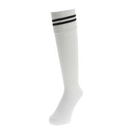デュアリグ（DUARIG）（メンズ）サッカー ソックス 吸汗速乾 ライン ストッキング 1足組 750D9OK002-WHT-M 白 靴下