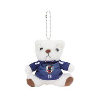 日本サッカー協会（JFA）（メンズ、レディース、キッズ）ユニフォームベアキーホルダー 上田 綺世 2026(S…