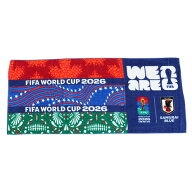 日本サッカー協会（JFA）（メンズ、レディース、キッズ）大会ロゴフェイスタオル FIFAワールドカップ2026…