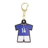 日本サッカー協会（JFA）（メンズ、レディース、キッズ）ユニフォーム型ラバーキーホルダー 伊東 純也 20…