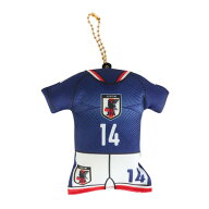 日本サッカー協会（JFA）（メンズ、レディース、キッズ）ユニフォーム型クッションキーホルダー SAMURAI …