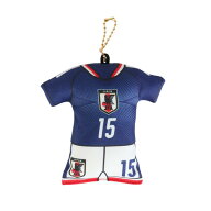 日本サッカー協会（JFA）（メンズ、レディース、キッズ）ユニフォーム型クッションキーホルダー SAMURAI …