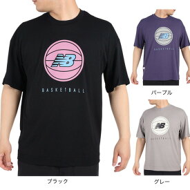 ニューバランス（new balance）（メンズ）バスケットボールウェア バスケットボールロゴショートスリーブTシャツ AMT35069