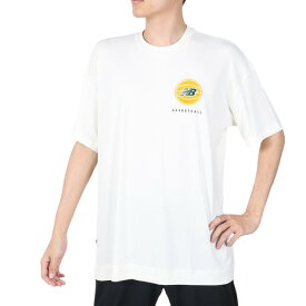 ニューバランス（new balance）（メンズ）バスケットボールウェア 接触冷感 バックプリントTシャツ AMT35063SST 速乾