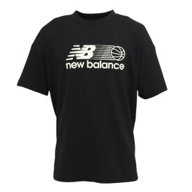 ニューバランス（new balance）（メンズ）バスケットボールウェア グラフィックショートスリーブシャツ AMT55620BK