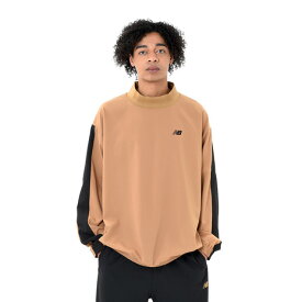 ニューバランス（new balance）（メンズ）バスケットボールウェア ストレッチウィンドシューティング モックネックトップ AMT45182GIN