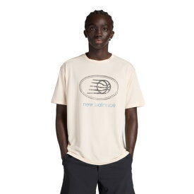 ニューバランス（new balance）（メンズ）バスケットボールウェア グラフィック トレーニング ショートスリーブシャツ MT53615BIS