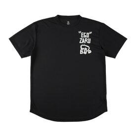 エゴザル（EGOZARU）（メンズ、レディース）バスケットボールウェア プラクティスシャツ マスキングロゴ ワンポイント Tシャツ EZSS26UST021C001