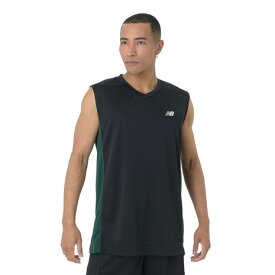 ニューバランス（new balance）（メンズ）バスケットボールウェア ディンプルメッシュ スリーブレス AMT45074BK 速乾