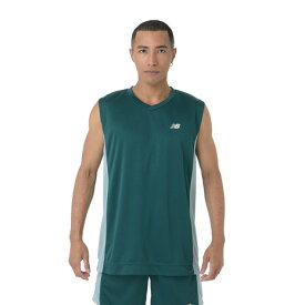 ニューバランス（new balance）（メンズ）バスケットボールウェア ディンプルメッシュ スリーブレス AMT45074NWG 速乾