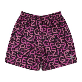 エゴザル（EGOZARU）（メンズ、レディース）バスケットボールウェア スクリブルブロック カットオフ ショートパンツ EZSS26UHP003C379