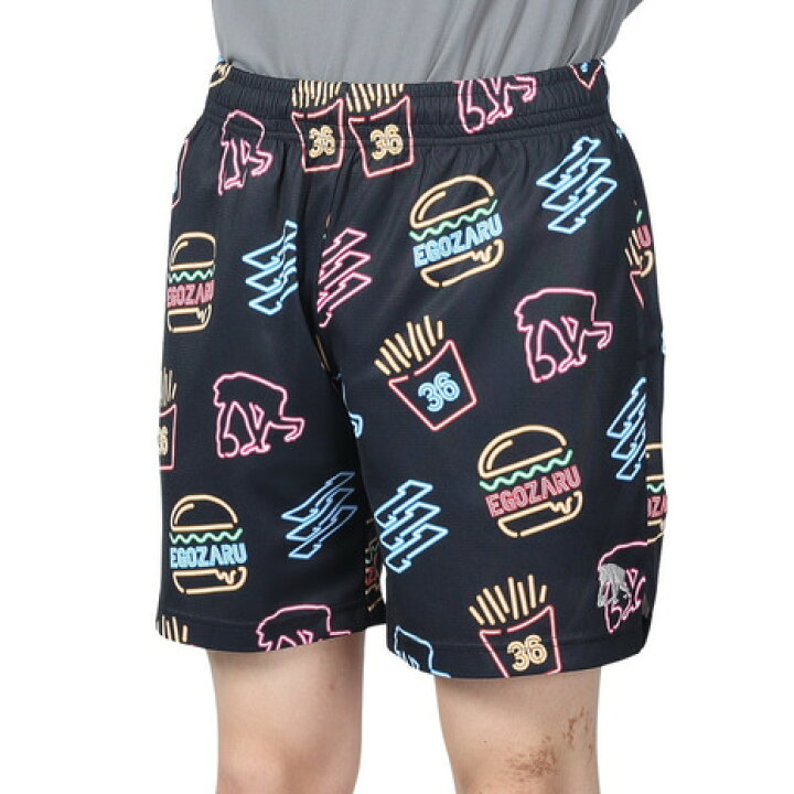 楽天市場】エゴザル（EGOZARU）（メンズ）バスケットボールウェア ひざ上丈 カットオフ ネオンバーガー ショートパンツ  EZHP-S2405-021 速乾 : SuperSportsXEBIO楽天市場支店