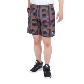 エゴザル（EGOZARU）（メンズ）バスケットボールウェア ひざ上丈 カットオフ バーティカルモノグラム ショートパンツ EZHP-S2407-012 速乾