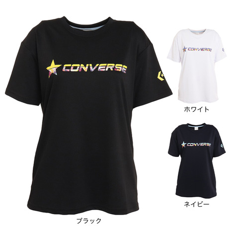 コンバース（CONVERSE）（レディース） バスケットボールウェア プリントTシャツ CB321351