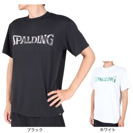 スポルディング（SPALDING）（メンズ）バスケットボールウェア Tシャツ ウォールペイント ロゴ SMT23114