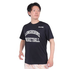 スポルディング（SPALDING）（メンズ）バスケットボールウェア Tシャツ テキサス ロング ホーンズ アーチ ロゴ SMT24032