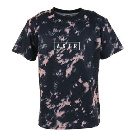 アクター（AKTR）（メンズ）バスケットボールウェア GHOST CAMO LOGO SPORTS Tシャツ 222-011005 NV 速乾