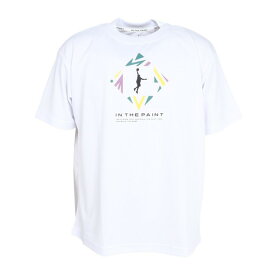 インザペイント（IN THE PAINT）（メンズ）バスケットボールウェア 半袖Tシャツ ITP25305WHT/BPK