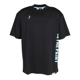 インザペイント（IN THE PAINT）（メンズ）バスケットボールウェア 半袖Tシャツ ITP25329BLK/MNT