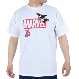 マーベル（MARVEL）（メンズ）バスケットボール ウェア UVカット キャラクター マーベル スパイダーマン&ヴェノム 半袖 Tシャツ DS0212012 吸汗速乾 冷感