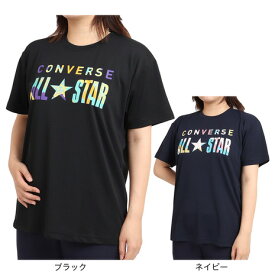 コンバース（CONVERSE）（レディース） バスケットボールウェア ロンT プリント 半袖Tシャツ CB322352