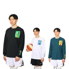 スポルディング（SPALDING）（メンズ、レディース）バスケットボールウェア 長袖 Tシャツ ワン オン ワン SMT24114