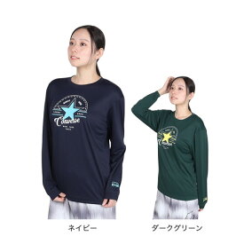 コンバース（CONVERSE）（レディース）バスケットボールウェア ガールズプリント ロングスリーブシャツ CB342352L