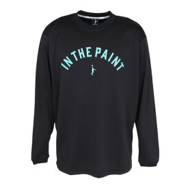 インザペイント（IN THE PAINT）（メンズ、レディース）バスケットボールウェア アーチロゴ 長袖シャツ ITP25434BLK/EMR