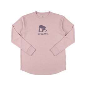 エゴザル（EGOZARU）（メンズ、レディース）バスケットボールウェア ラインロゴ バックプリント 長袖Tシャツ EZFW25ULS008