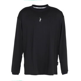 インザペイント（IN THE PAINT）（メンズ、レディース）バスケットボールウェア 長袖Tシャツ ITP24412BLK