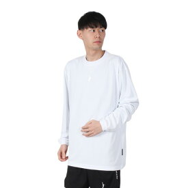 インザペイント（IN THE PAINT）（メンズ、レディース）バスケットボールウェア 長袖Tシャツ ITP24412WHT