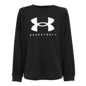 アンダーアーマー（UNDER ARMOUR）（キッズ）バスケットボールウェア ロンT テック ロングスリーブTシャツ 1375353 001