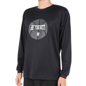 エックスティーエス（XTS）（メンズ）バスケットボールウェア ドライプラス 長袖Tシャツ 751TS3ES0027BLK 速乾