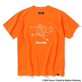 スポルディング（SPALDING）（キッズ）バスケットボールウェア ジュニア Tシャツ スポンジ・ボブ SJT24062SOR 速乾 UVカット