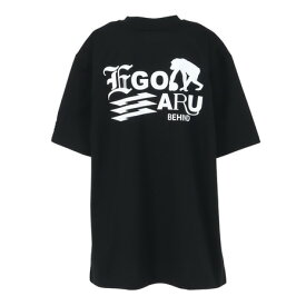エゴザル（EGOZARU）（メンズ、レディース、キッズ）バスケットボールウェア ミックスレターオーバーサイズド半袖Tシャツ EBSS26UST004C001