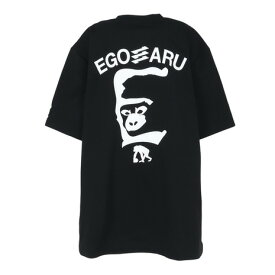エゴザル（EGOZARU）（メンズ、レディース、キッズ）バスケットボールウェア G-ZARUバックオーバーサイズ半袖Tシャツ EBSS26UST005C001