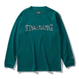 【20%OFFクーポン対象！12/11まで】スポルディング（SPALDING）（キッズ）バスケットボールウェア ジュニア 長袖 Tシャツ ジオメトリック ロゴ SJT24157