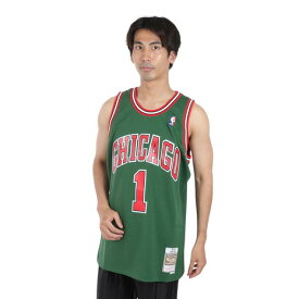 ミッチェルアンドネス（Mitchell&Ness）（メンズ）デリック・ローズ ブルズ オルタネイト スイングマン ジャージ 2008-09 SMJYCP19241-CBUDKGN