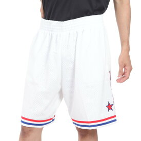 ミッチェルアンドネス（Mitchell&Ness）（メンズ）スイングマン ショーツ オールスター イースト 1985-86 SMSHLG20022-ASEWHIT85