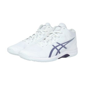 アシックス（ASICS）（レディース）バスケ シューズ バッシュ LADY GELFAIRY 9XS レディゲルフェアリー 白 軽量 ミッドカット 1063A093.100