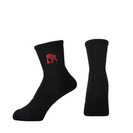 エゴザル（EGOZARU）（メンズ、レディース）バスケットボール ソックス ワンポイントソックス 黒 EZAC-8802-152