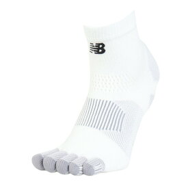 【20%OFFクーポン対象！9/15まで】ニューバランス（new balance）（メンズ、レディース）バスケットボール ソックス 5本指 機能ソックス LAS45657WT