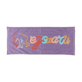 エゴザル（EGOZARU）（メンズ、レディース）マルチスクリプト スポーツフェイスタオル EZSS25UTW005C223